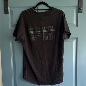 Alphalete black graphic (back) Men's Tee